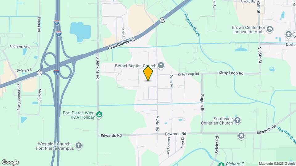 5045 Garner St Map and Location Details