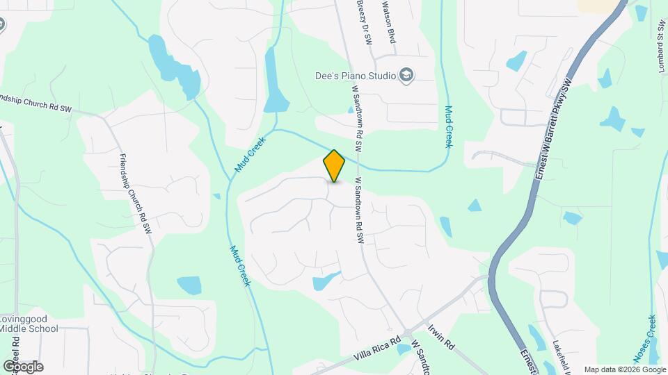 3104 Andora Trail NW Map and Location Details