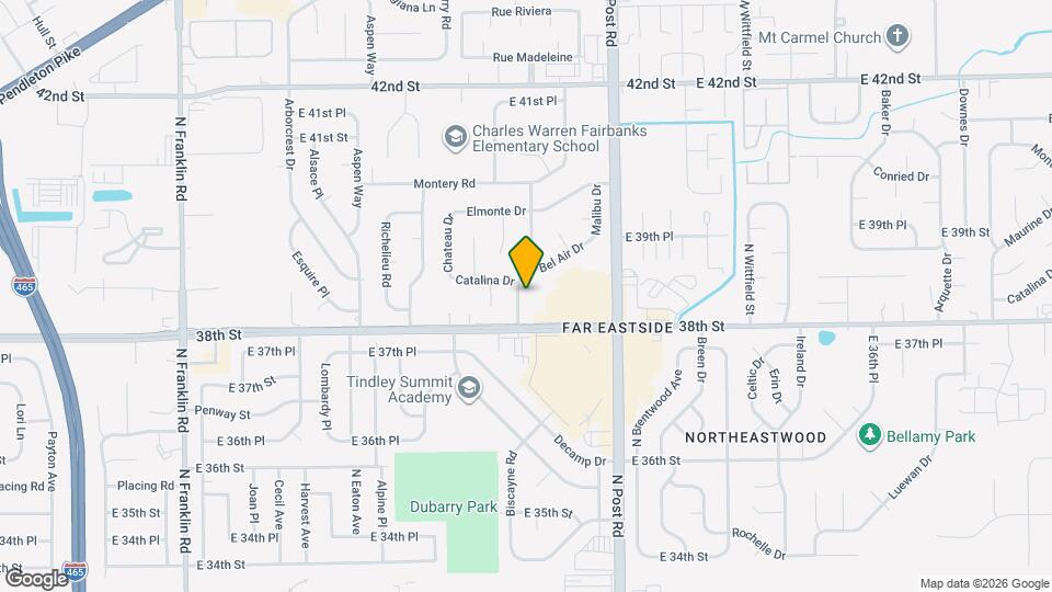 3823 Biscayne Rd Map and Location Details