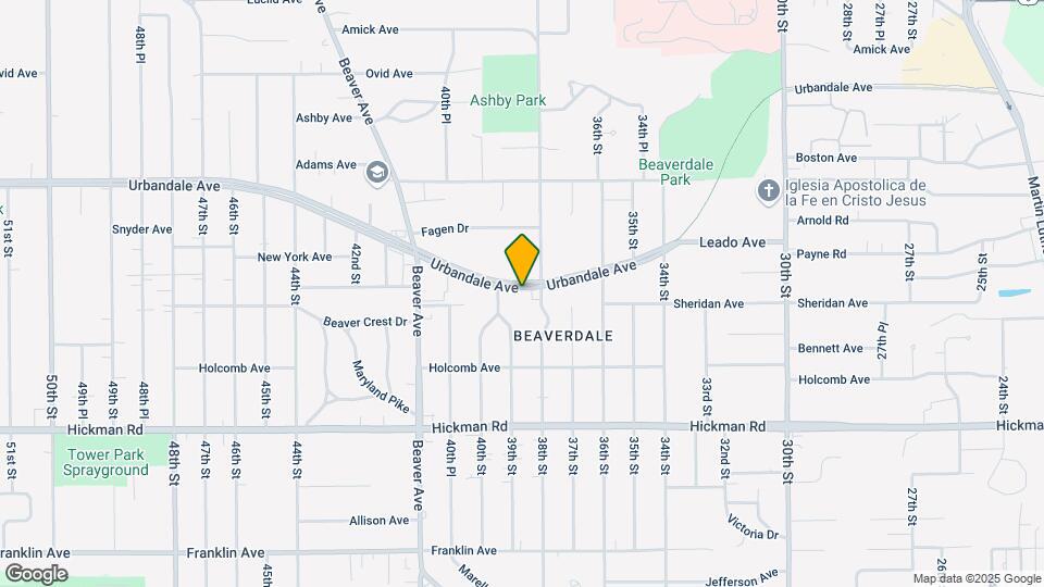3808 Urbandale Ave Map and Location Details