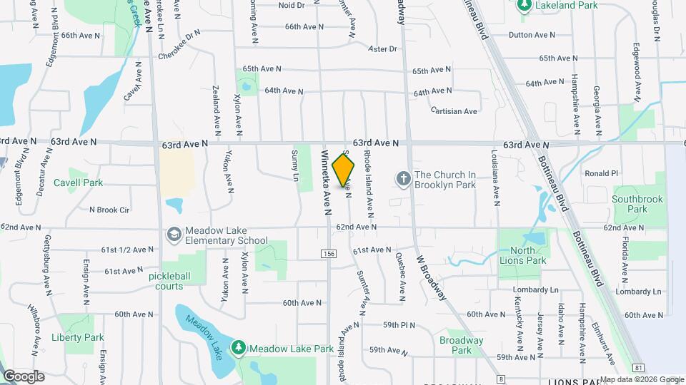 6233 Sumter Ave N Map and Location Details