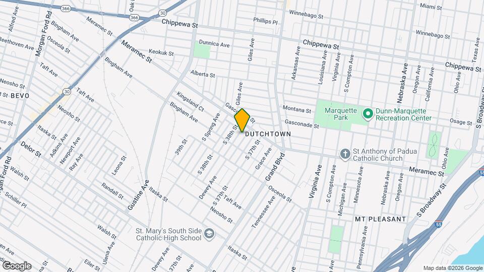 4221 Dewey Ave Map and Location Details