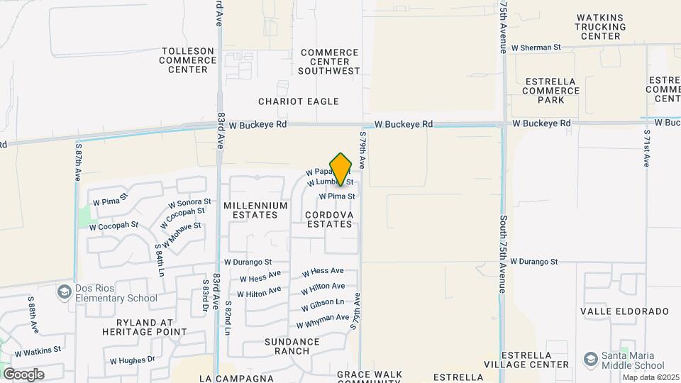 7930 W Pima St Map and Location Details