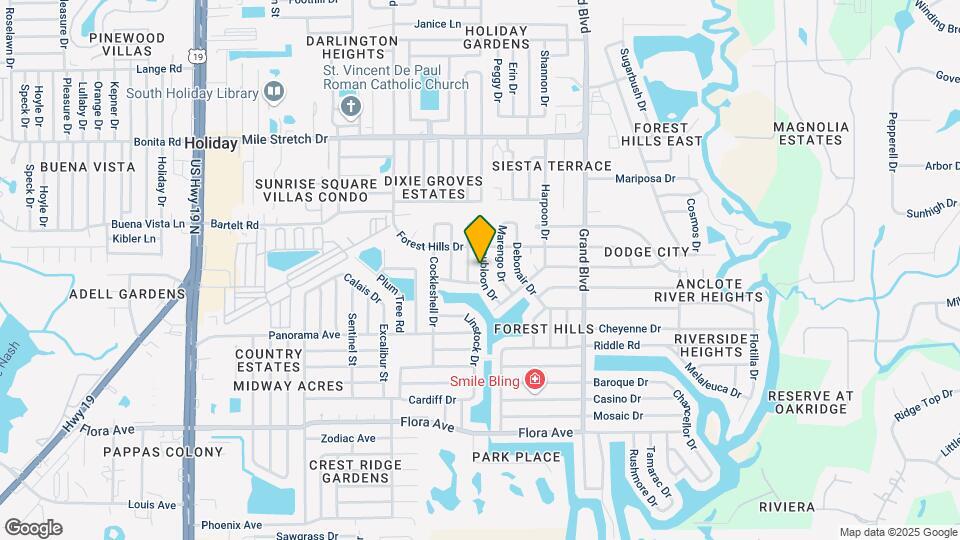 1633 Doubloon Dr Map and Location Details