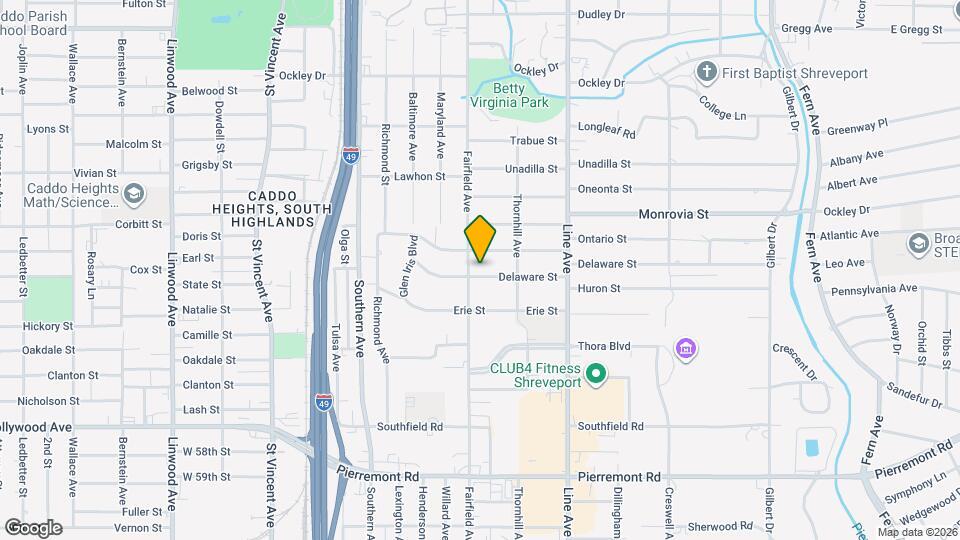 946 Delaware St Map and Location Details