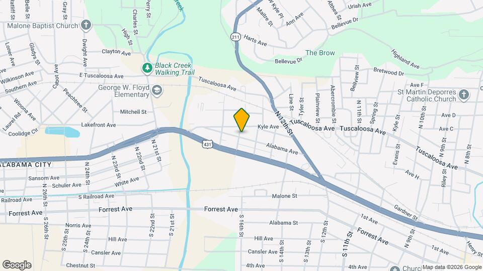 1423 Alabama Ave Map and Location Details