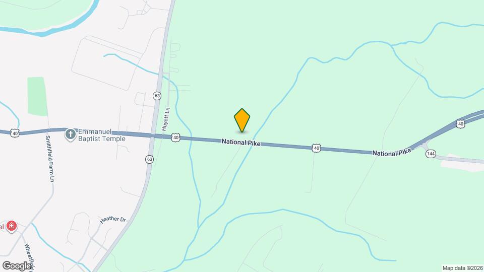 16628 National Pike, Unit A Mapa y Detalles de la Ubicación