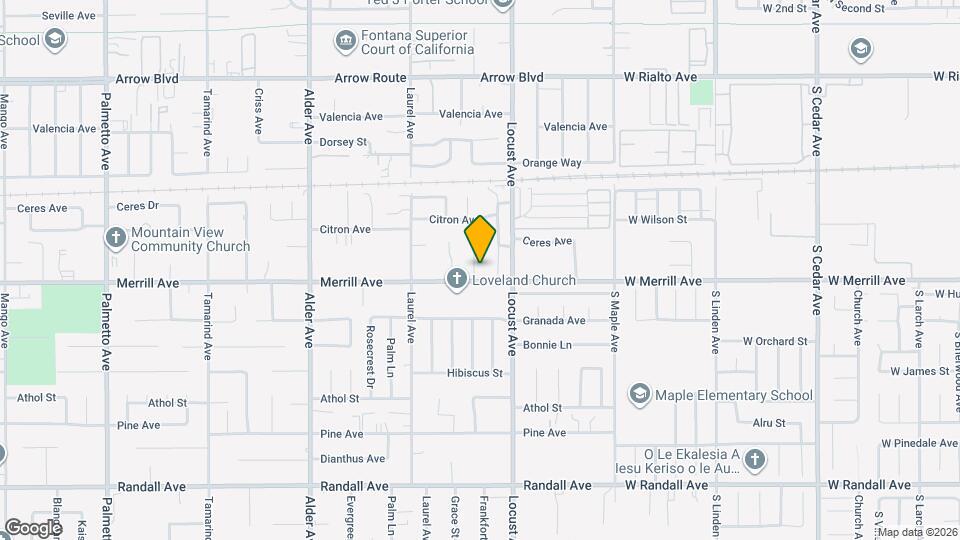 8881 Buckeye Dr Map and Location Details