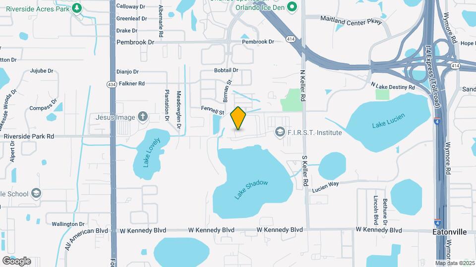 1375 Lake Shadow Cir Map and Location Details