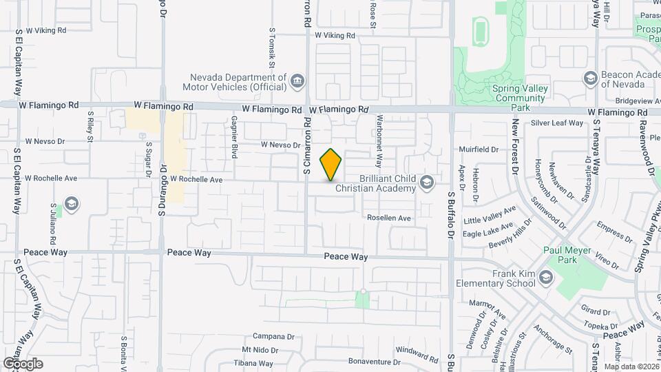 8133 W Rochelle Ave Map and Location Details