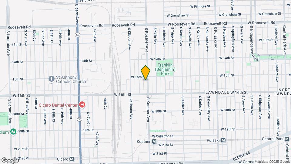 1508 S Kostner Ave Mapa y Detalles de la Ubicación