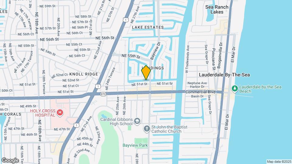 2901 NE 51st St Map and Location Details