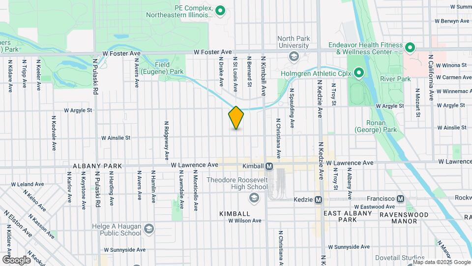 4903 N St Louis Ave Map and Location Details