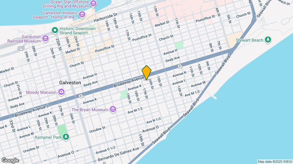 1614 Avenue K Map and Location Details