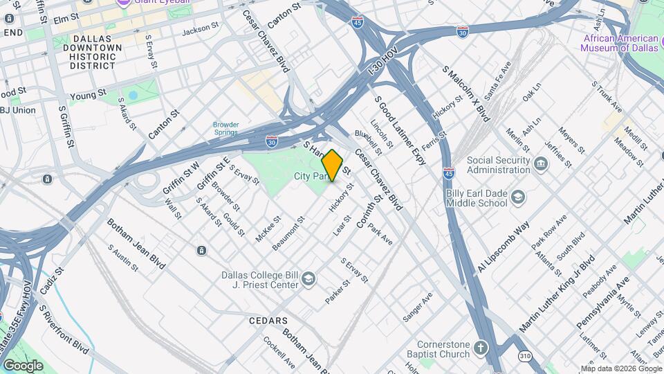 1880 Beaumont St Map and Location Details