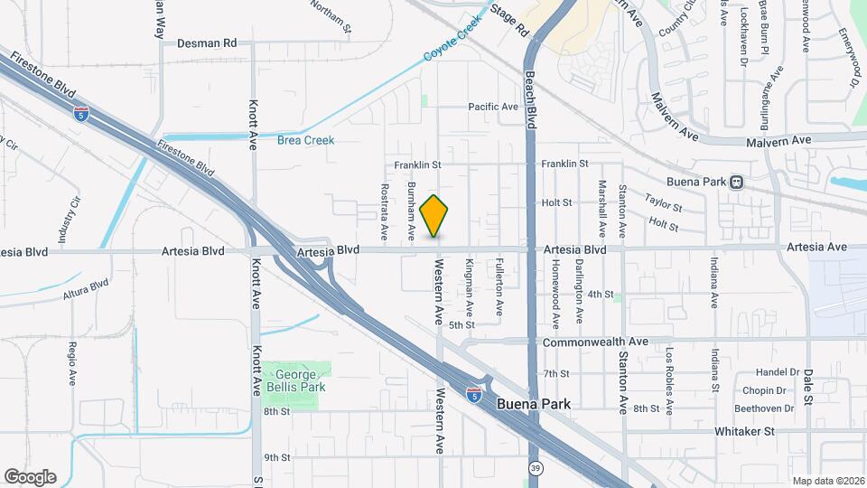 7471 Artesia Blvd Map and Location Details