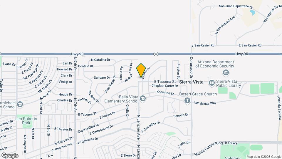 1012 Horner Dr Map and Location Details