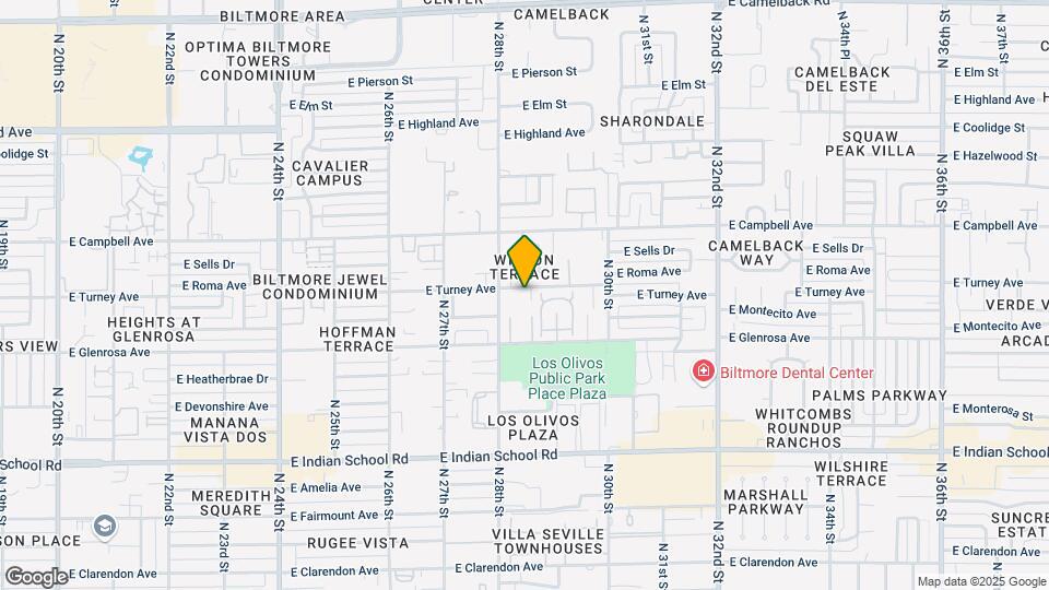 2821 E Turney Ave, Unit 2 Map and Location Details