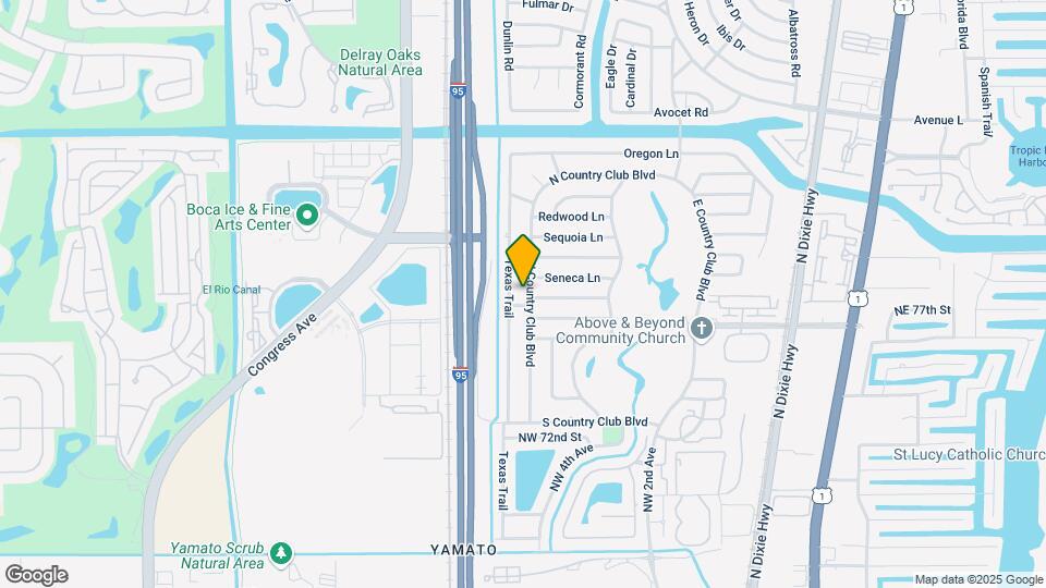 7661 W Country Club Blvd Map and Location Details