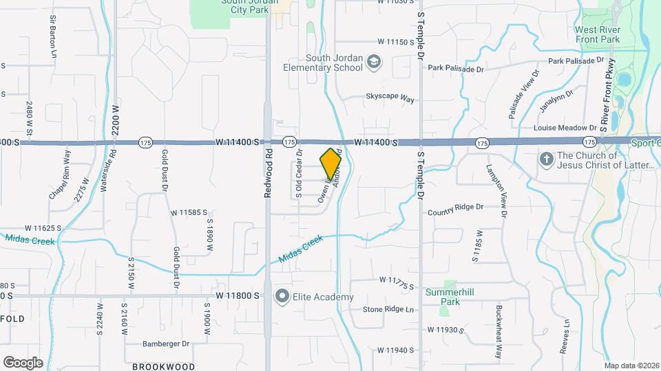 11502 Andover Rd Map and Location Details