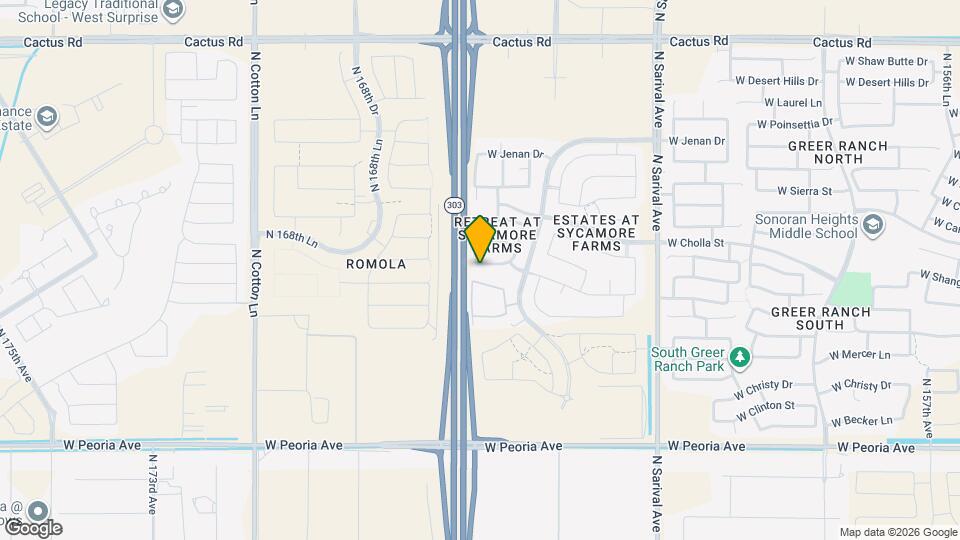 16657 W Mescal St Map and Location Details