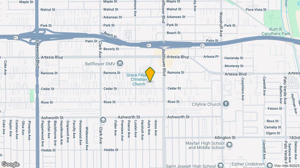 9707 Cedar St Map and Location Details
