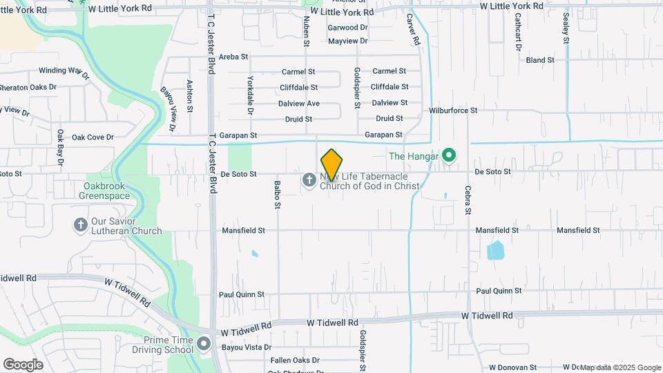 6116 De Campo St Map and Location Details