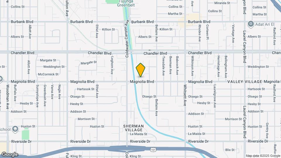 5206 Goodland Ave Map and Location Details