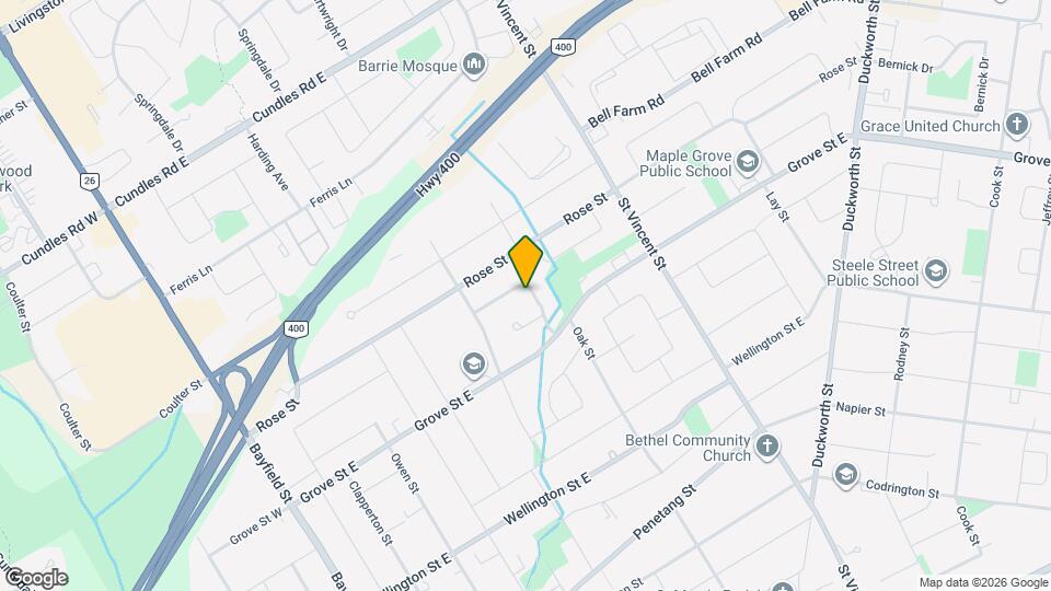 18 Bothwell Crescent Map and Location Details