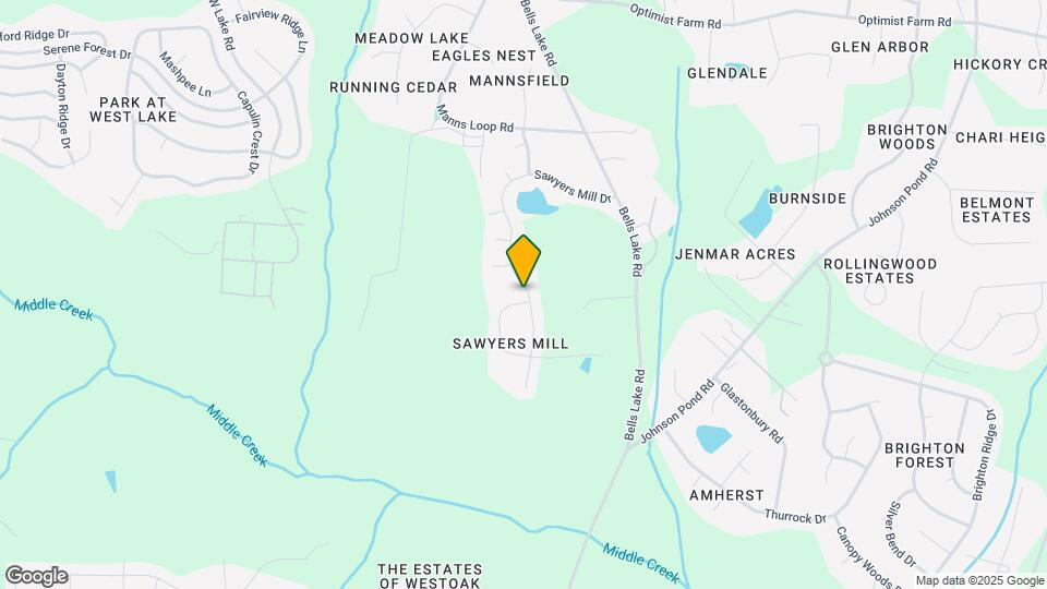 4700 Porchaven Ln Mapa y Detalles de la Ubicación