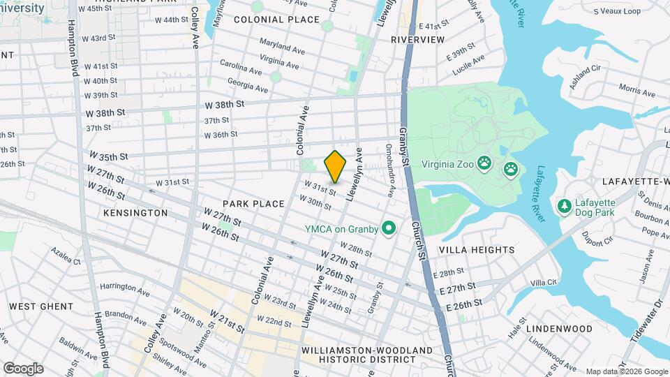 318 W 31st St Mapa y Detalles de la Ubicación