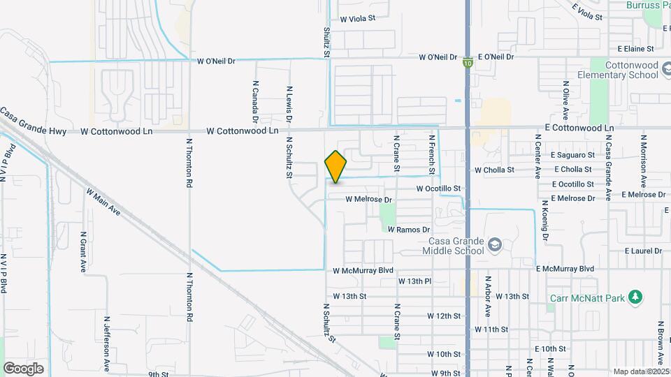 737 W Ocotillo St Map and Location Details