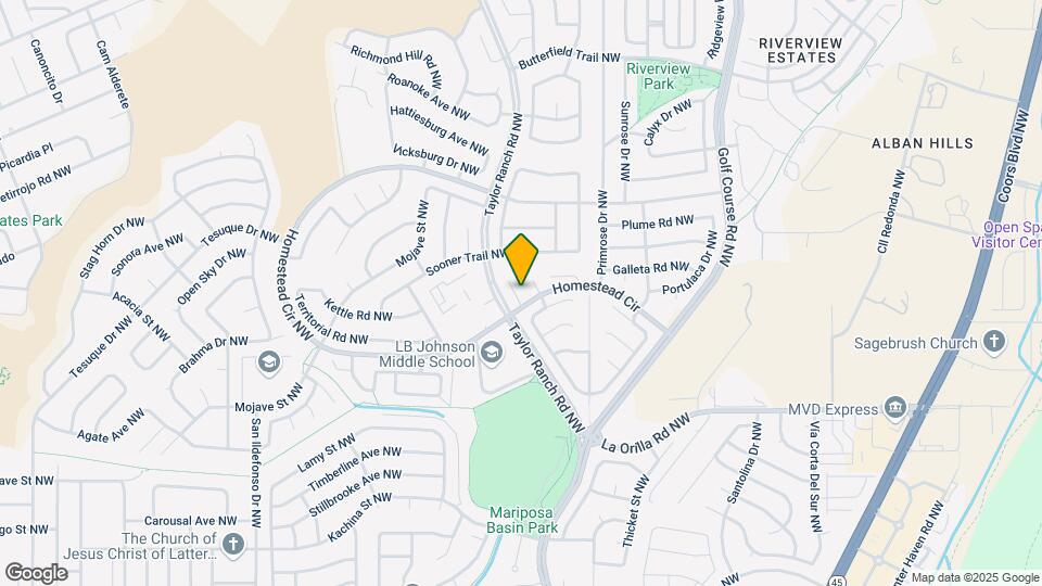 6912 El Cajon Ct NW Map and Location Details