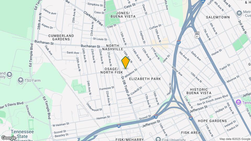 1707 17th Ave N Map and Location Details