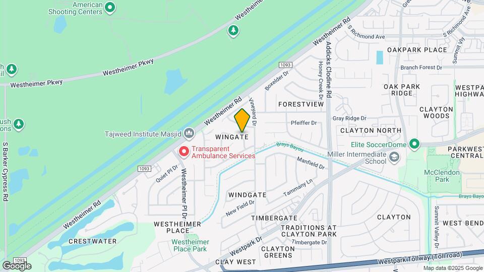 16038 Glen Mar Dr Map and Location Details