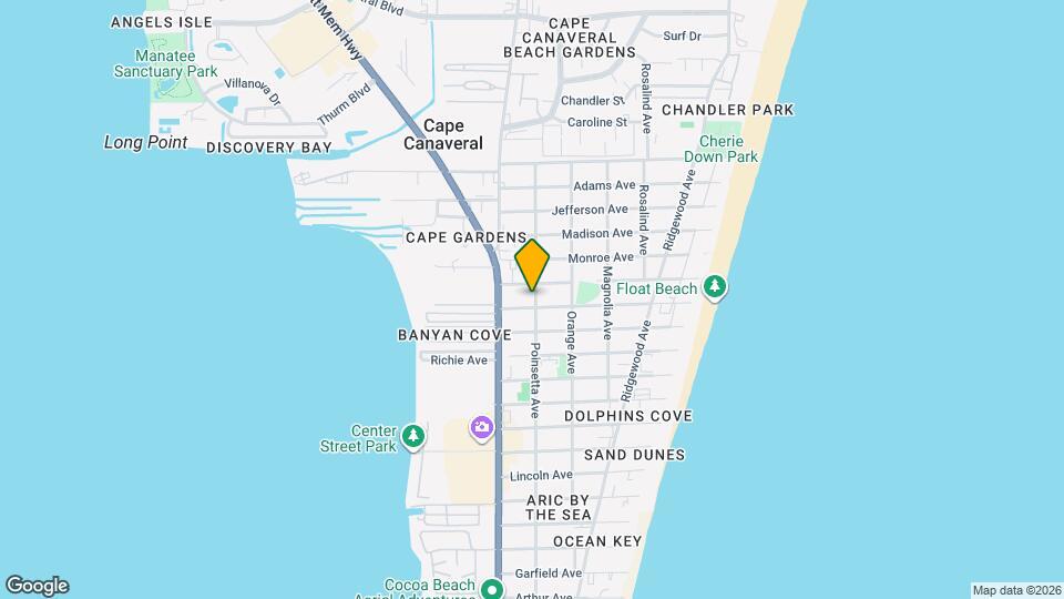 7705 Poinsetta Ave Map and Location Details