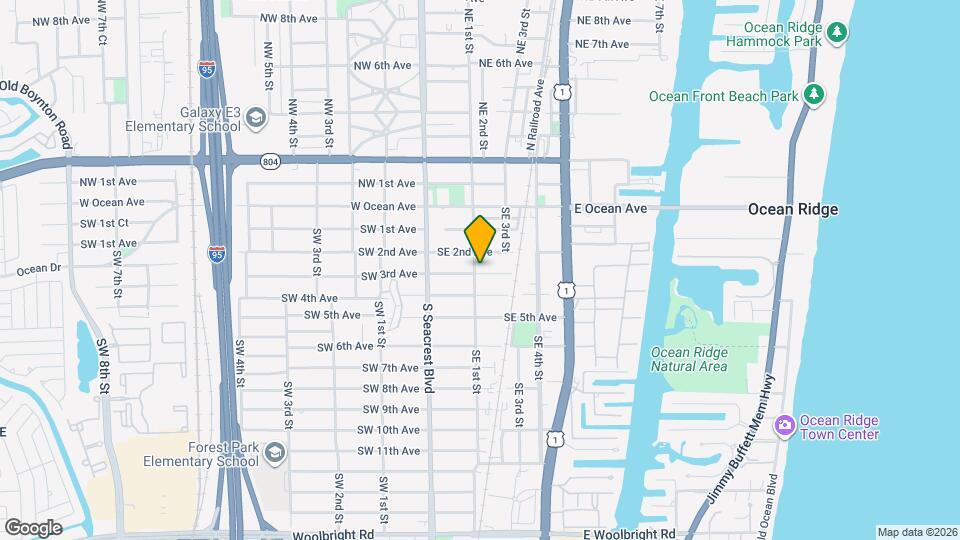 316 SE 1st St, Unit Southeast Park Mapa y Detalles de la Ubicación
