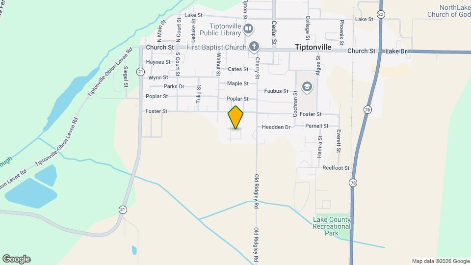 Tiptonville Meadows Apartments Map and Location Details