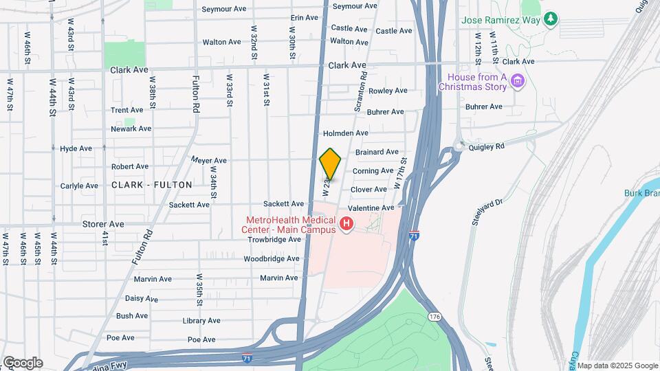 3303 W 23rd Pl Map and Location Details