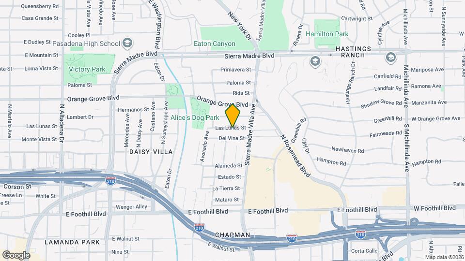 3250 Las Lunas St Map and Location Details