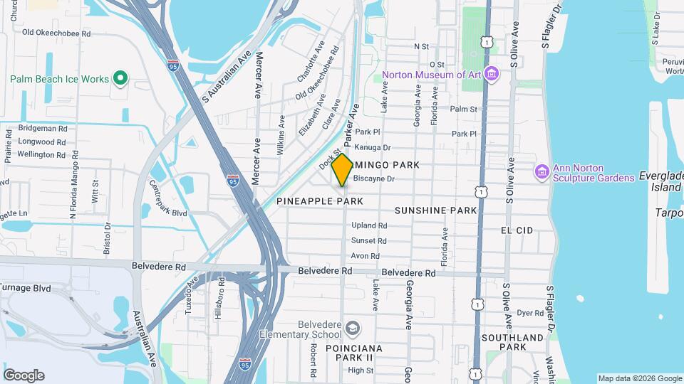 2121 Parker Ave Map and Location Details