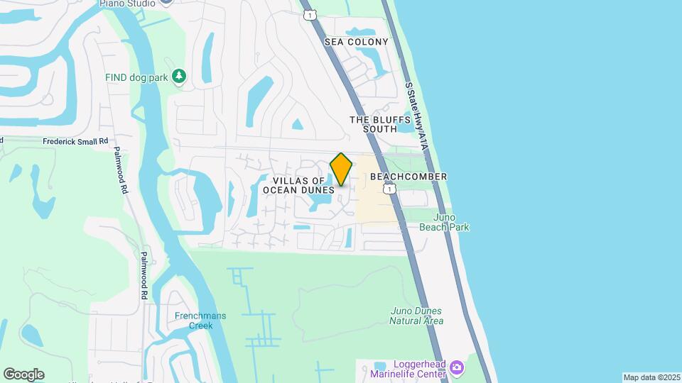 611 Ocean Dunes Cir Mapa y Detalles de la Ubicación