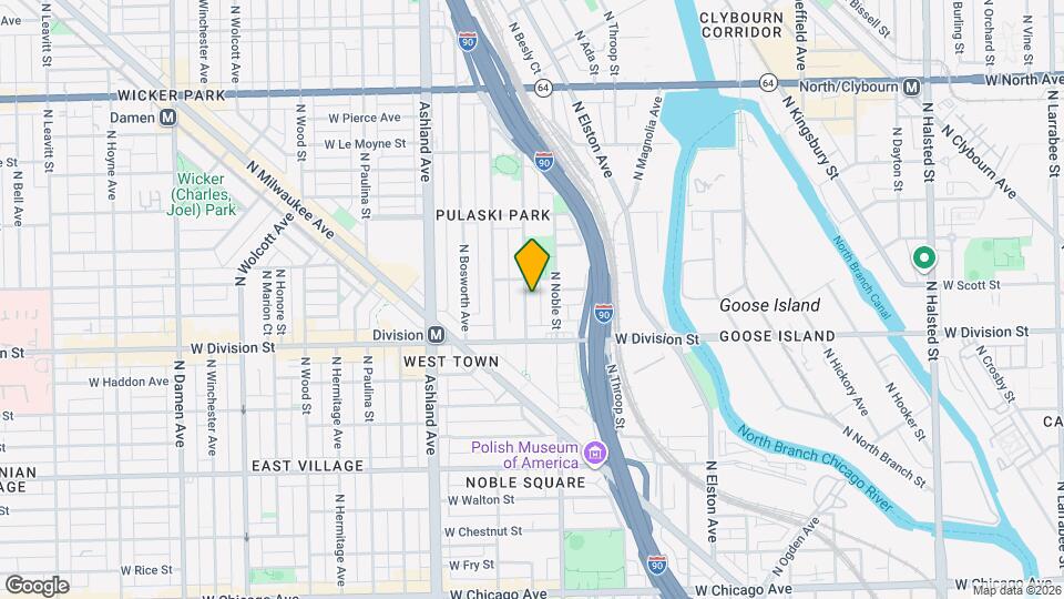 1239 N Cleaver St, Unit 2 Map and Location Details