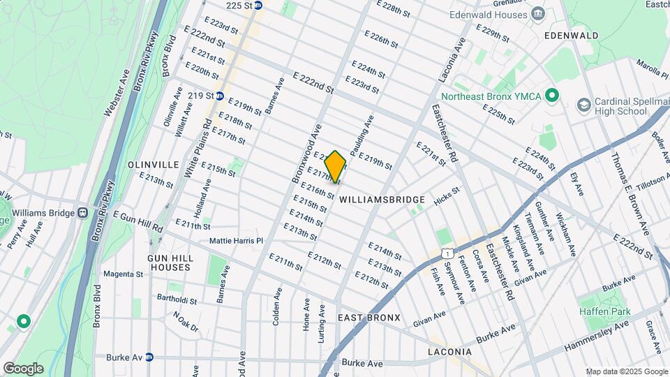 3711 Paulding Ave Mapa y Detalles de la Ubicación