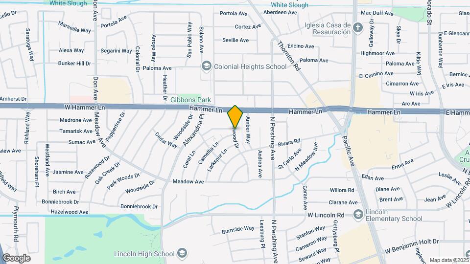 7734 Brentwood Dr Map and Location Details