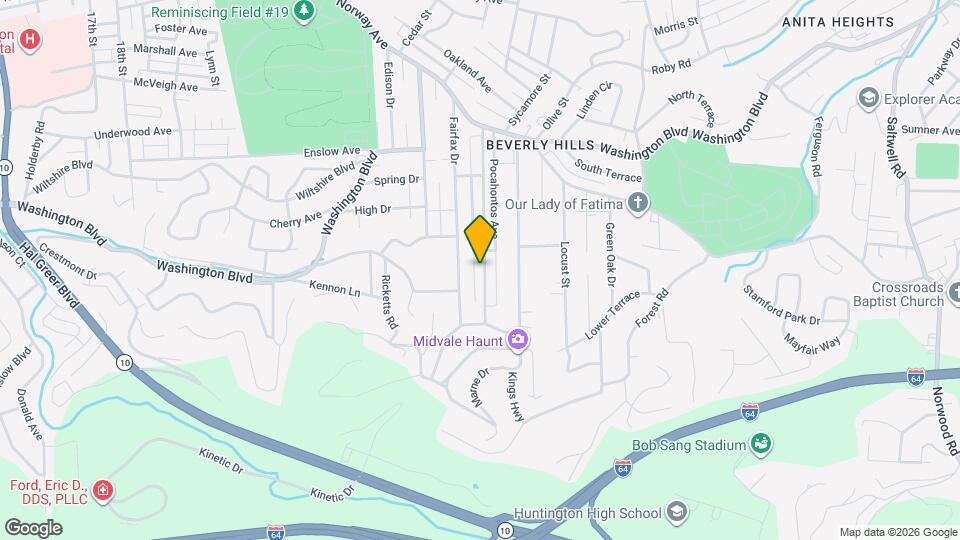 321 S Walnut St, Unit 1 Map and Location Details