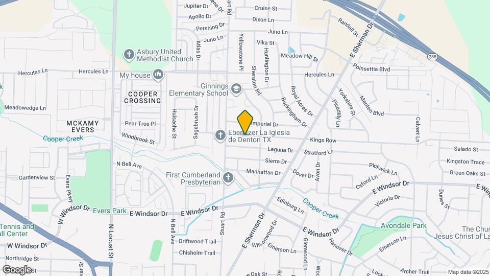 908 Kings Row Map and Location Details