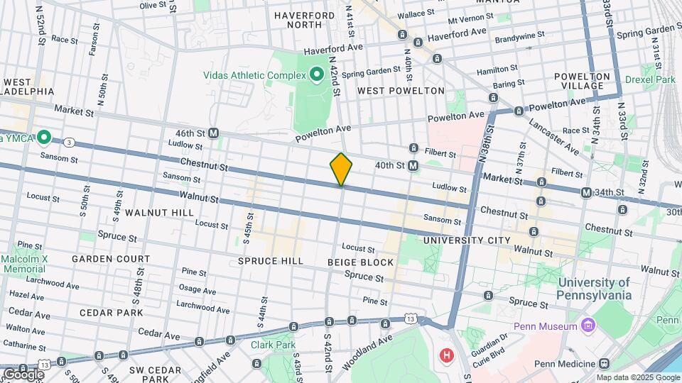 4200 Chestnut St Map and Location Details