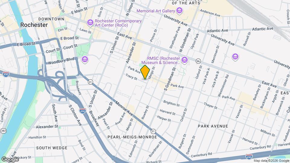 40 Tracy St Map and Location Details