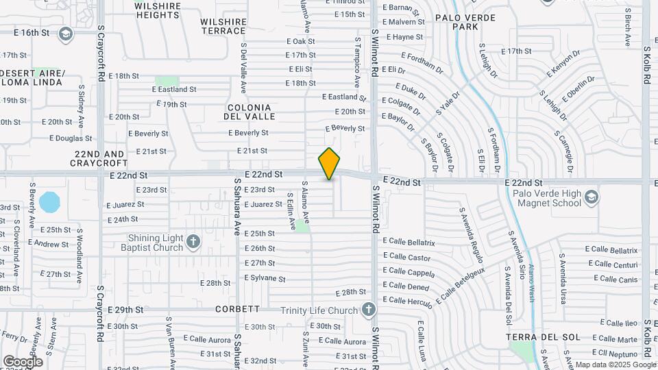 6151 E 23rd St Map and Location Details